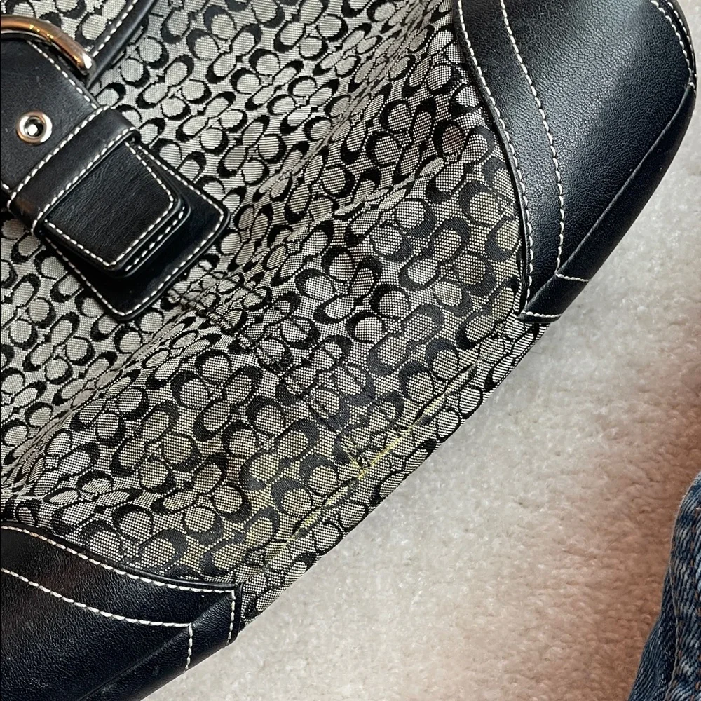 Coach Monogram Shoulder Bag - Picture 6 of 12